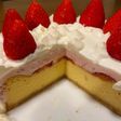 ショートケーキ風ベイクドチーズケーキ