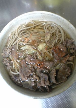 坦々ゴマ風味の肉そば-レシピのメイン写真