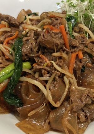 香港牛肉きしめん炒め風-レシピのメイン写真