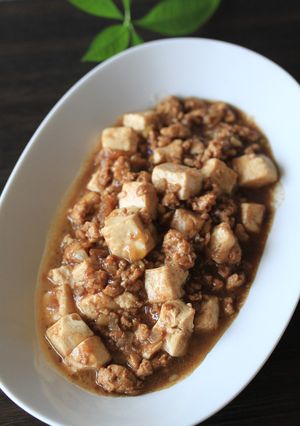 コクと栄養をプラス、ココア入りの麻婆豆腐-レシピのメイン写真