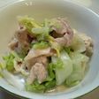 白菜と豚しゃぶのごまサラダ