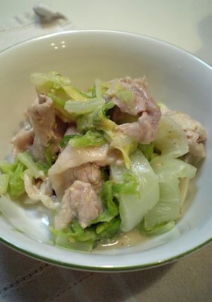 白菜と豚しゃぶのごまサラダ-レシピのメイン写真