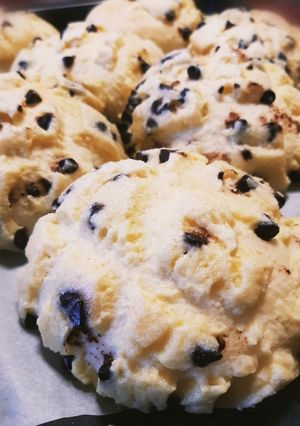 短時間◎ふわふわ◎チョコチップメロンパン-レシピのメイン写真