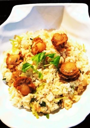 ベビーホタテの炊き込みご飯-レシピのメイン写真