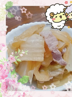 白菜と豚ばらの炊飯器煮込み-レシピのメイン写真