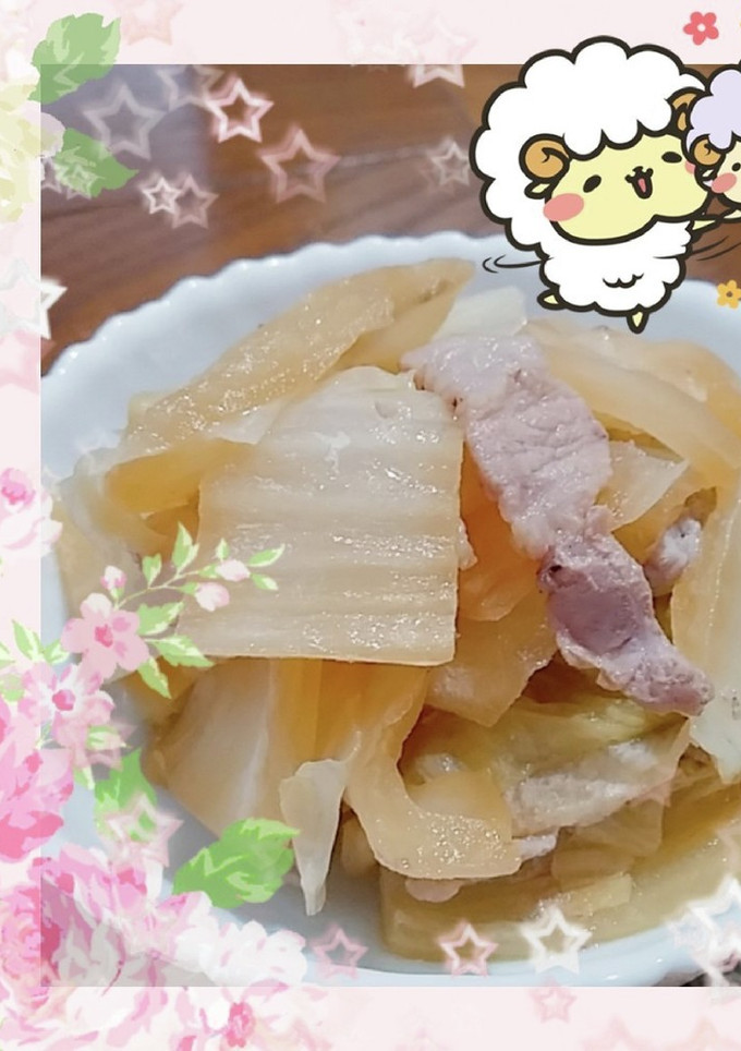 白菜と豚ばらの炊飯器煮込み-レシピのメイン写真