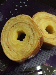ホットケーキミックスで☆バームクーヘン風-レシピのメイン写真
