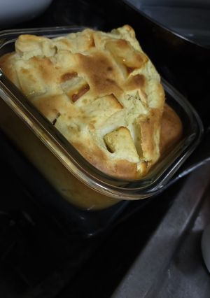 バナナとりんごの豆腐入りケーキ風-レシピのメイン写真