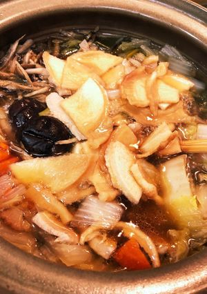 青森の郷土料理〜せんべい汁-レシピのメイン写真