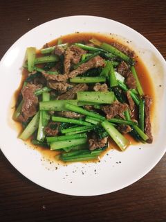 簡単☆牛肉と小松菜のオイスター炒め-レシピのメイン写真