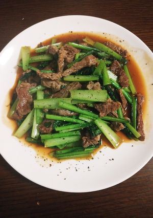 簡単☆牛肉と小松菜のオイスター炒め-レシピのメイン写真