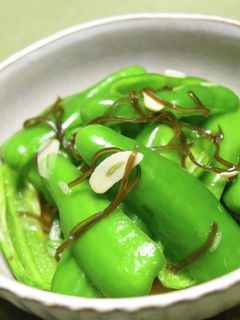 にんにくと塩昆布でピーマンの浅漬け-レシピのメイン写真