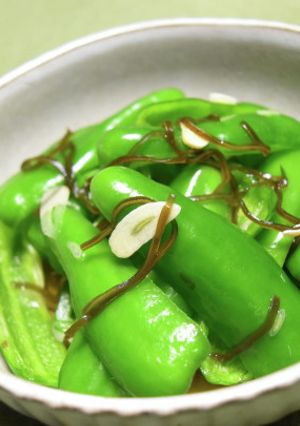 にんにくと塩昆布でピーマンの浅漬け-レシピのメイン写真