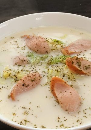 超簡単! 白菜のミルク煮-レシピのメイン写真