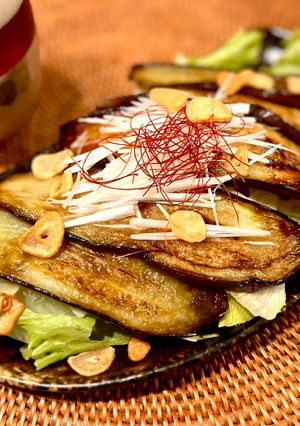 なすのガツンとニンニク醤油-レシピのメイン写真