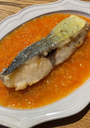 シイラの根菜おろし甘酢餡添え-レシピのメイン写真