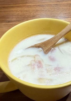 ☆超簡単！３工程☆塩麹の豆乳スープ-レシピのメイン写真