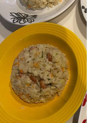 ウインナーDEもち麦チャーハン-レシピのメイン写真