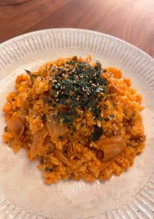 納豆キムチチャーハン-レシピのメイン写真