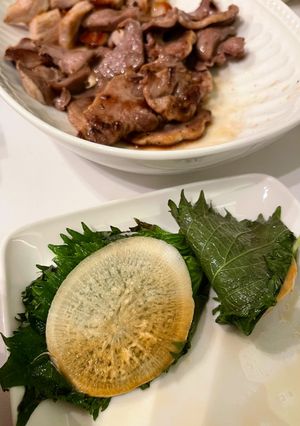青紫蘇と大根の甘酢漬け巻き-レシピのメイン写真