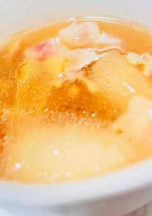 ダシダで作る冬瓜とベーコンのスープ-レシピのメイン写真