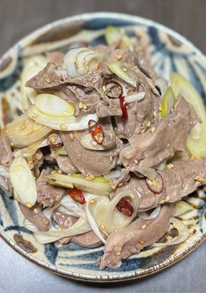 豚ハツと葱のおつまみナムル-レシピのメイン写真