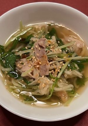 【腸活レシピ】切干し大根と豚肉のスープ-レシピのメイン写真