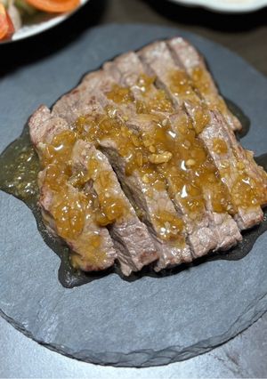 わさびと玉ねぎポン酢ソースのステーキ-レシピのメイン写真
