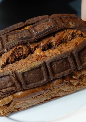 HM使用で簡単チョコナッツパウンドケーキ-レシピのメイン写真