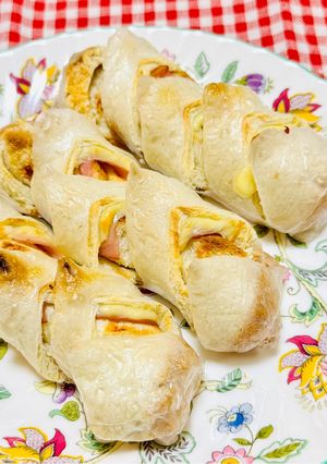 簡単！食パンで作るハムチーズエピパン-レシピのメイン写真