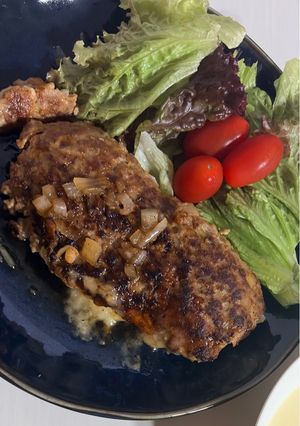 ポテサラバーグ-レシピのメイン写真