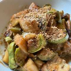 รูปของ なすのごまみそ炒め