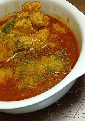 ミートソース缶と手羽先料理🍅〜🍗-レシピのメイン写真