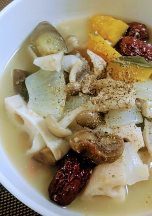 【ベジタリアン】野菜だけサムゲタン-レシピのメイン写真