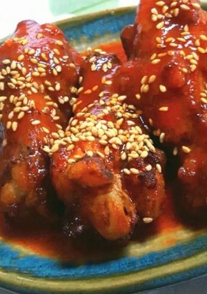 手羽元でヤンニョムチキン-レシピのメイン写真