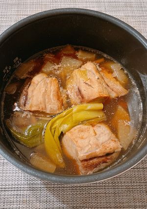 マグロ　テールの煮物-レシピのメイン写真