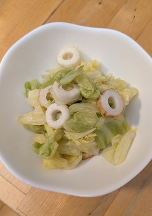 春キャベツと竹輪のおひたし-レシピのメイン写真
