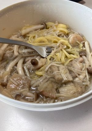 鳥ももとキノコの冷凍パスタ弁当-レシピのメイン写真