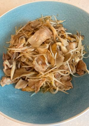 豚肉ともやしの炒め物-レシピのメイン写真