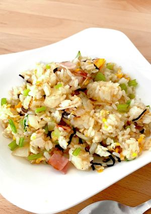 塩昆布チャーハン-レシピのメイン写真