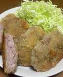 驚きの柔らかさ！豚こま肉で揚げない豚カツ