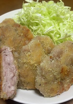 驚きの柔らかさ！豚こま肉で揚げない豚カツ-レシピのメイン写真