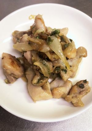 もも肉のネギ塩炒め-レシピのメイン写真