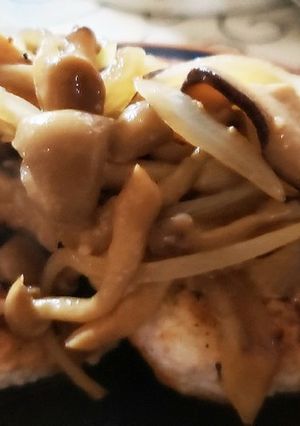 豆腐ハンバーグ　キノコポン酢ソース-レシピのメイン写真