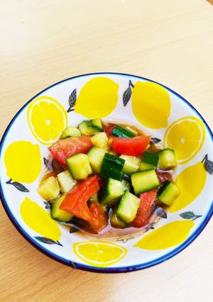 トマトときゅうりの三杯酢-レシピのメイン写真