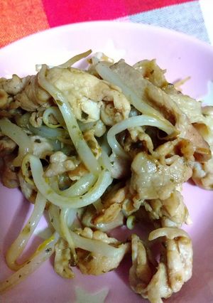 豚肉ともやしの海苔佃煮いため-レシピのメイン写真