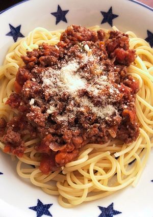 手作りミートソースのスパゲティ♪-レシピのメイン写真