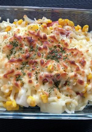 じゃがいもとウィンナーのチーズ焼き-レシピのメイン写真