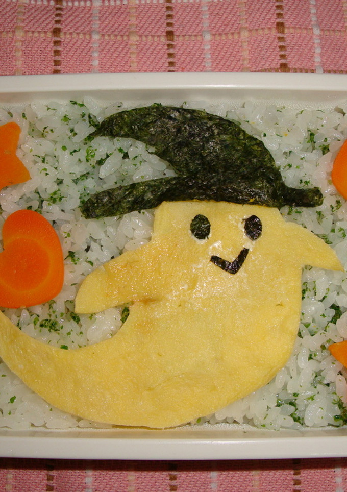 とっても簡単に♪ハロウィンのお弁当。-レシピのメイン写真