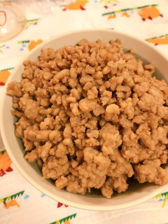 お弁当の定番★豚肉そぼろ-レシピのメイン写真
